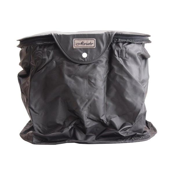 ブラック/標準/15055・Color:ブラック・パッケージ個数:1・サイズ:(約)幅40×奥行28×高さ25cm・適応カゴ:周囲100-115cm程度(丸カゴ・角カゴ共通)・素材:ポリエステル(撥水加工)PVC(フタ中張り)