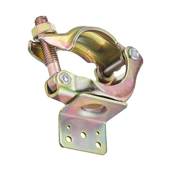 インダストリアルシルバー/-/10251074・パッケージ個数:1・適用パイプ径(mm):48.6・スチール・タイプ:自在型・原産国:ベトナム・単管にタルキを固定するクランプです。