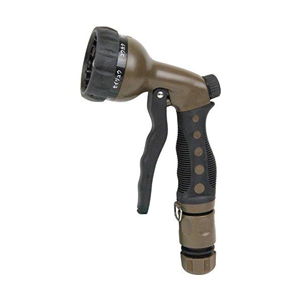 ブラウン/-/SSN-2 BR・Color:ブラウン・パッケージ個数:1・特徴:お庭の景観を損なわない、おしゃれカラー・適合ホース:内径12〜15mm・外径20mmまで・7パターン散水:ジェット・シャワー(外)・霧・整流・広角・シャワー(中...