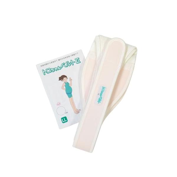 他サイト： 産前 産後 トコちゃんベルト2 トコちゃんベルトII 白 LLサイズの商品画像