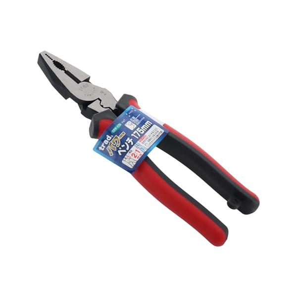 簡易包装レッド/175mm/TPP-175・Size:175mmStyle:簡易包装・パッケージ個数:1・サイズ:175mm・材質:クロームバナジウム鋼・切断能力:鉄線2mm