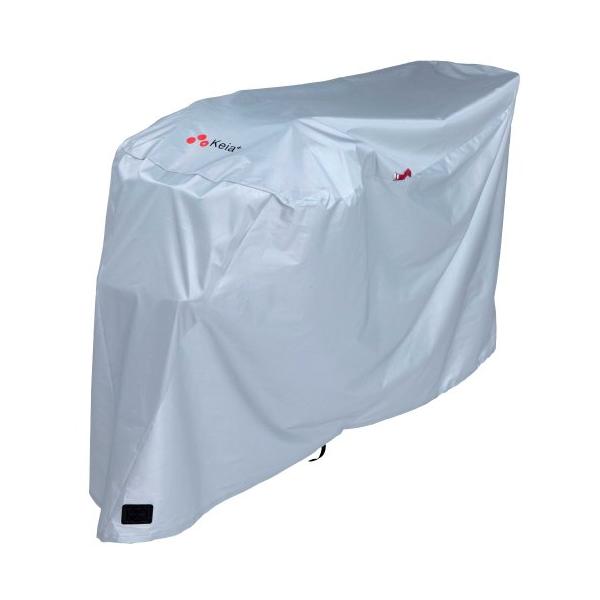 シルバー/195 x 75 x 97 cm/KW-377SL・パッケージ個数:1・材質:ポリエステル100%(シルバーコーティング)・対応自転車:24-27インチ・前カゴ・前幼児席・後カゴ・その他:立体縫製・撥水加工