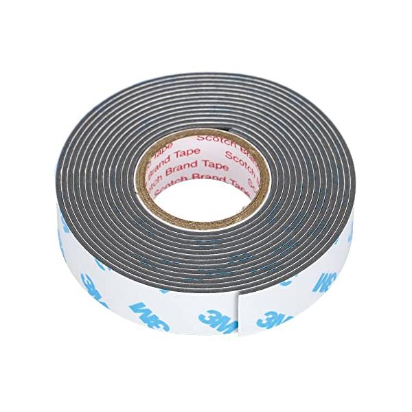 グレー/15mm×2m 厚さ1.2mm/巻/3974・PatternName:ミラーカバー/エアロアンテナなどSize:15mm×2m 厚さ1.2mm/巻・パッケージ個数:1・車外用・ミラーカバー・エアロアンテナなどの取り付けに・振動する場...