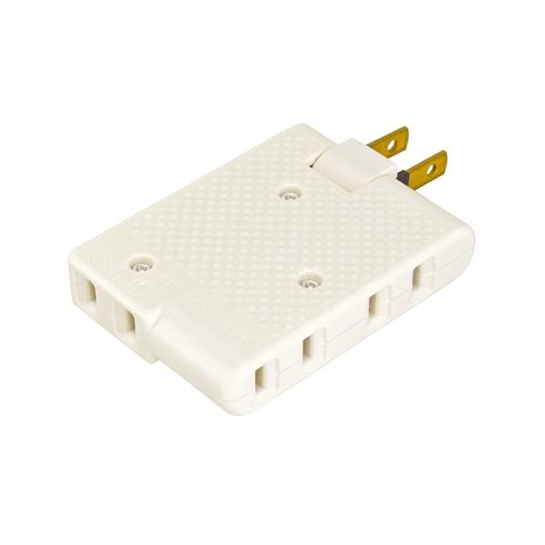 サイドコーナータップホワイト/3個口/HS-AS315/W-G・Size:3個口Style:サイドコーナータップ・パッケージ個数:1・合計1500ワット以下