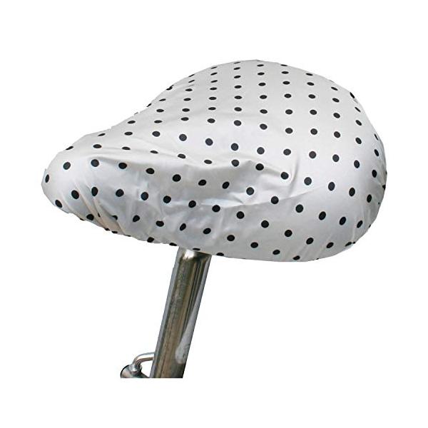 雨よけサドルカバードット白/(約)サドル幅/29-35mm、サドル長さ29-34mm/15018・Color:ドット白・パッケージ個数:1・適応サイズ:(約)サドル幅/29-35mm、サドル長さ29-34mm(軽快車用)・素材:ポリエステル...