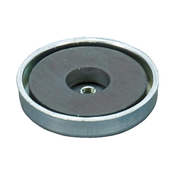 -/-/MGY-44 1コイリ・パッケージ個数:1・ヨーク:44Φ×M4×t8(タップ付)・マグネット:37Φ×14Φ×t6