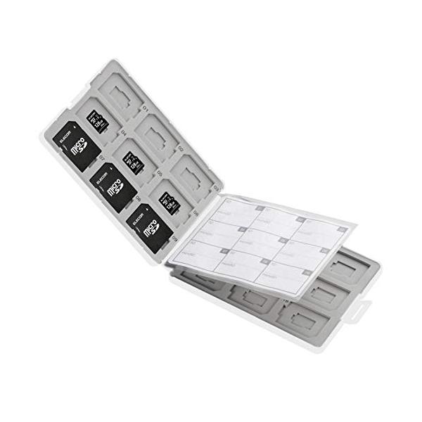 ホワイト/-/CMC-SDCPP36WH・Color:ホワイト・パッケージ個数:1・材質:ケース本体:ポリプロピレン、収納トレー:EVA・収納枚数:SDメモリーカード18枚、microSDメモリーカード18枚・付属品:インデックスカード1枚...