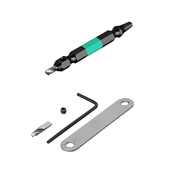 1本組-/M6~8/ANH-365・Size:M6~8Style:1本組・パッケージ個数:1・セット内容:M6~8(+No.3相当)ネジ対応ビット、スペアドリル3mm、専用レンチ、専用スパナ、固定用ネジ・取れなくなったプラスネジを簡単に外せ...