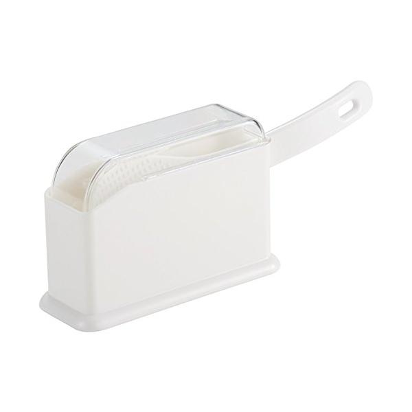 しゃもじホルダーホワイト/幅13.5x奥5.2x高9cm/SKT-21・Color:ホワイトStyle:しゃもじホルダー・パッケージ個数:1・本体サイズ:約W13.5×D5.2×H9cm・本体重量: 約135g・素材:本体・カバー/スチロー...