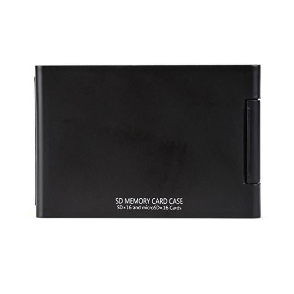 SD/microSD各16枚収納可能ブラック/-/704479・Color:ブラックStyle:SD/microSD各16枚収納可能・パッケージ個数:1・プラスチック外装を採用したハードタイプのSDカードケース・SDカード/microSDカ...