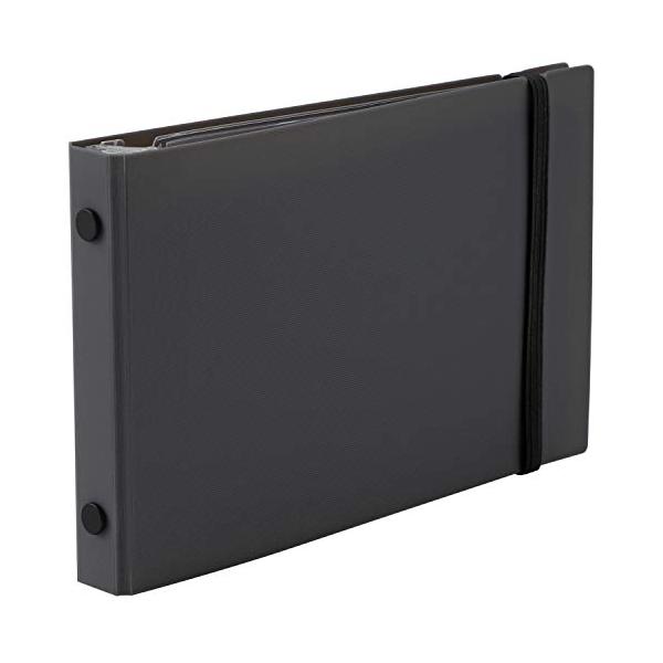 グレー/ミニ/FM63-11・Color:グレー・パッケージ個数:1・マルチタスクな大人の方にぴったりのバインダーINTO-ONE+・表紙ポリプロピレン カラー グレー・用紙サイズ縦86×横128mm 本体サイズ縦97×横152×背幅18m...