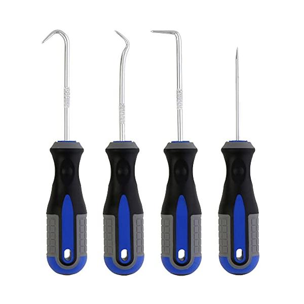 4本組-/単品/PT-40P・Size:単品Style:4本組・パッケージ個数:1・細かな部品・ねじの微調整、ギア・Oリングの脱着・位置決め、さび・バリ取り、ハンダ付け・接着作業、シールテープはがし・セット内容:フック×1、アングル×1、L...