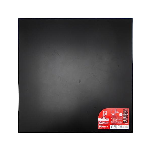 300mm角ブラック/3mm/GS-12・Size:3mmStyle:300mm角・パッケージ個数:1・材質:天然ゴム・サイズ:3mmX300mmX300mm・スタイル:300mm角