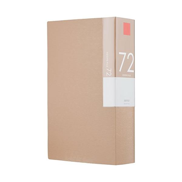 ベージュ/72枚収納/BSCD01F72BG・Size:72枚収納Color:ベージュPatternName:単品・パッケージ個数:1・BUFFALO CD&amp;DVDファイルケース ブックタイプ 72枚収納 ベージュ BSCD01F7...