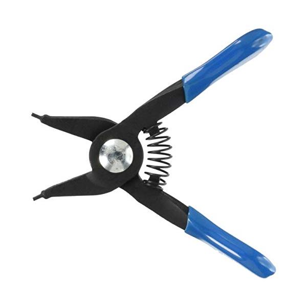 穴用ストレートグリーン/穴用ストレート/11338・パッケージ個数:1・先端形状:先端形状・適用リング形状:穴用・適用リング径:10~30mm・全長:77mm・C型形状止め金具、軸用に使用可能