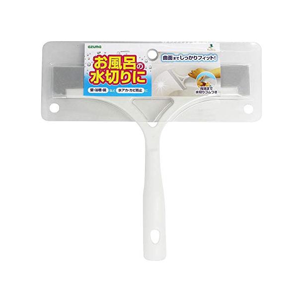 ホワイト/商品サイズ:幅22×奥行2.5×高さ21cm/BT758・パッケージ個数:1・サイズ:幅22×奥行2.5×高さ21cm・お風呂の水滴、結露取りに・曲面までしっかりフィット・両端まで水切りゴムつき・原産国:中国