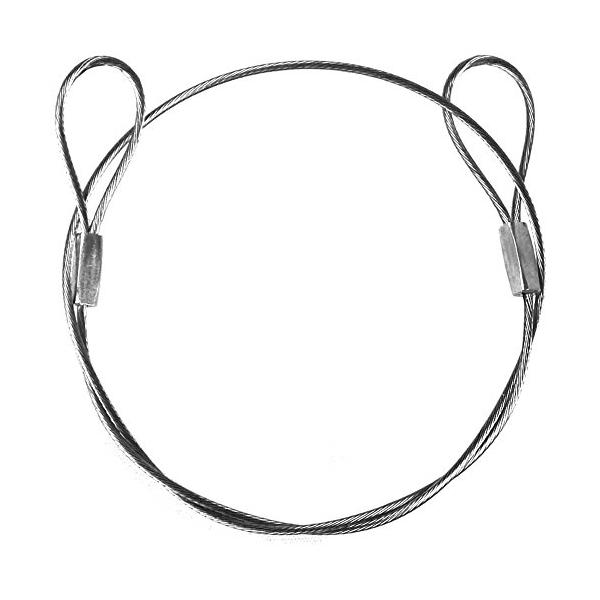 -/1.0x300mm/Y-11・Size:1.0x300mm・パッケージ個数:1・ロープ内容:径1×300mm・参考使用荷重:20kg・末端処理:両アイ加工・商品サイズ:W80・H130・D15mm・材質:SUS304