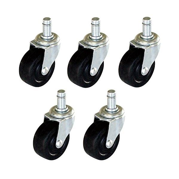 ゴム単輪キャスターブラック/-/CA-G02D・パッケージ個数:1・固定脚とキャスターの切り替えに・使用可能な型番は限られます。ご注意ください。