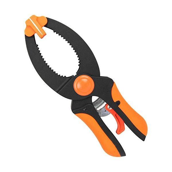 保護オレンジ/1本/RHC-240・Size:1本・パッケージ個数:1・用途:木工作業・ホビー等の仮止め・特徴:握るだけで簡単ロックが可能・口の開き:約70mm・全長:240mm・材質:ナイロン製