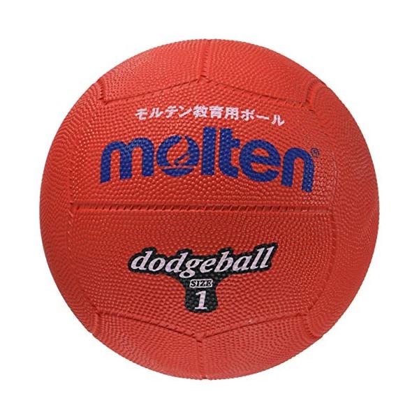 赤/1号球/D1R・パッケージ個数:1・小学校の低学年を対象とした、モルテン教育用ゴムドッチボールです。・ゴム製ドッチボール1号球/小学校低学年用・円周 57~59cm・直径 (約)18cm・重量 230~250g