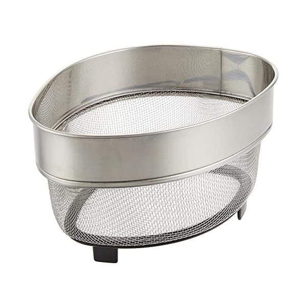 三角コーナーシルバー/大/SUI-6053・Size:大・パッケージ個数:1・サイズ:15.6×21.8×12.8cm・本体:ステンレス鋼、足部:ABS樹脂・生産国:中国