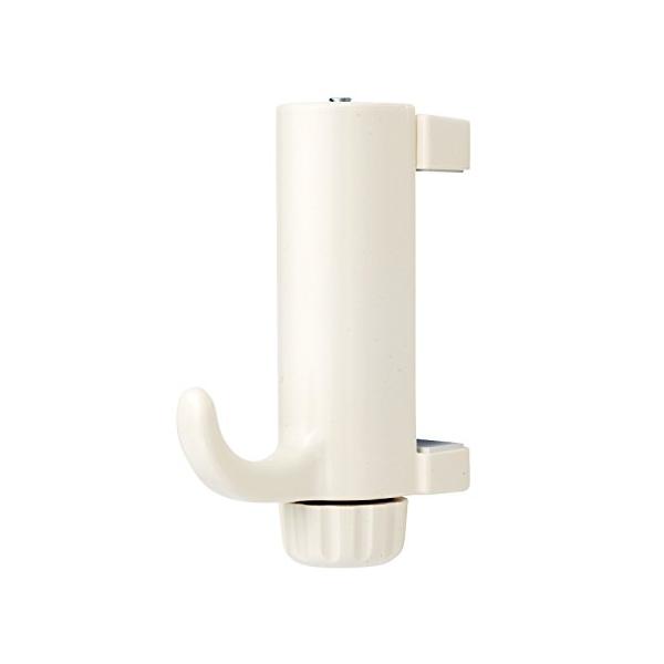 ホワイト/単品/H-387・Size:単品・パッケージ個数:1・サイズ: 2.5×5×7cm (1個あたり)・本体重量: 0.025kg・取付方法: ネジ止め(厚さ10~50mm、奥行10mm以上のカモイ・窓枠・棚等)・パッケージ重量:0.03