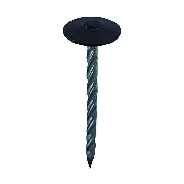 5_微量サイズブラック/-/10176076・Color:ブラックStyle:5_微量サイズ・パッケージ個数:1・カラー鋼板波板と色合わせ・釘胴部にスクリュー加工で保持力UP・20本入。・傘釘:鉄 / 塗装。釘胴部形状:スクリュー。・注意:...