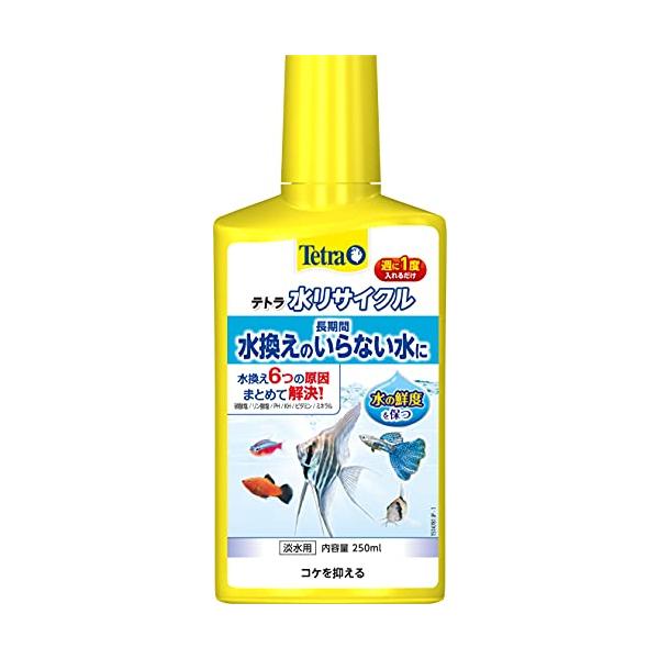 淡水魚-/250ml/77091・Size:250mlStyle:淡水魚・パッケージ個数:1・水槽設置時とその後は一週間ごとに一度、水10Lに対して本品を3ｍｌの割合で入れ、良くかき混ぜてください。・ご使用中は、ろ過器の使用、もしくはエアレ...