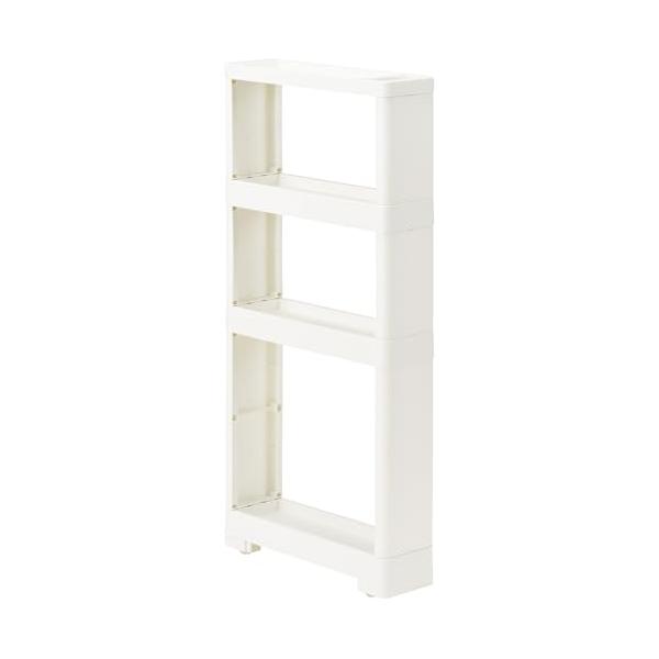 プラスチック天板ホワイト(スーパースリムラック)/マルチ4段/マルチ4段・Style:プラスチック天板PatternName:4段マルチ・パッケージ個数:1・組立品 耐荷重:天板=約2kg 棚板(上段・中段 約2kg 棚板(下段)約5kg ...