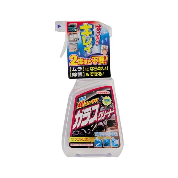 他サイト： イチネンケミカルズ(Ichinen Chemicals) 車用 ガラスクリーナー クリンビュー 超スッキリガラスクリーナー 400ml 1512の商品画像