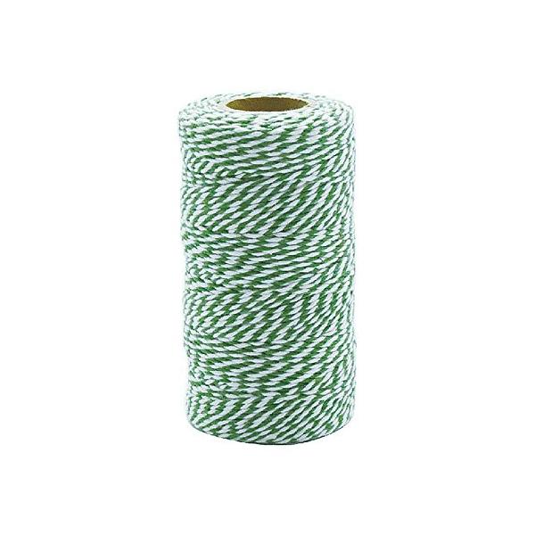 巻糸ホワイト/グリーン/高さ105×幅55mm/GS555-266J・Color:ホワイト/グリーン・パッケージ個数:1・サイズ : 高さ105×幅55mm、長さ100m・カラー : ホワイト/グリーン・材質 : コットン35%、ポリエステ...