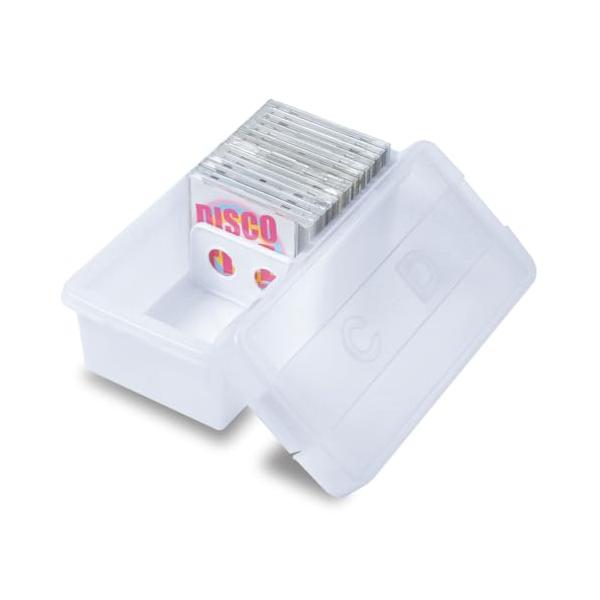 CDケースナチュラル/W186×D370×H140mm/I-306・パッケージ個数:1・商品サイズ:約 W18.6×D37×H14cm・材質:フタ・本体/ ポリプロピレン、仕切板/ スチロール樹脂・重量:約 532g・収納量:CD/ 約31...