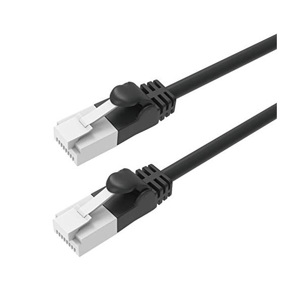 エレコム LANケーブル PS5対応 CAT6A 爪折れ防止 5.0m ブラック