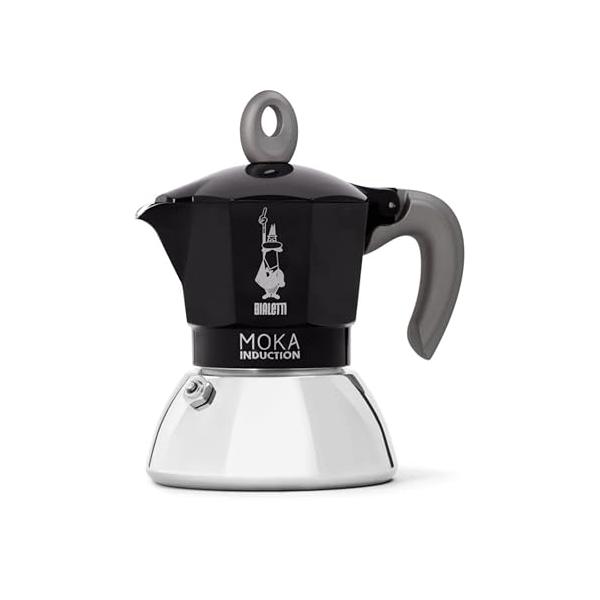 BIALETTI(ビアレッティ) Bialettiモカ インダクション 2カップ用 IH対応 & 直火式 (コーヒーメーカー エスプレッソメーカ