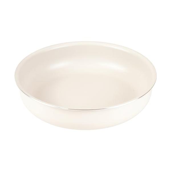 和平フレイズ 食洗器対応 フライパン 20cm IH・ガス PFOAフリー ふっ素樹脂加工 ホワイト 白 ララッテ・トルテ RB-3080