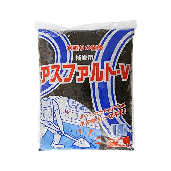 家庭化学 アスファルトV 黒 4kg