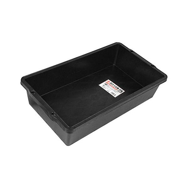 赤長 DIYトロ舟 ブラック 25L 約570×310×135mm