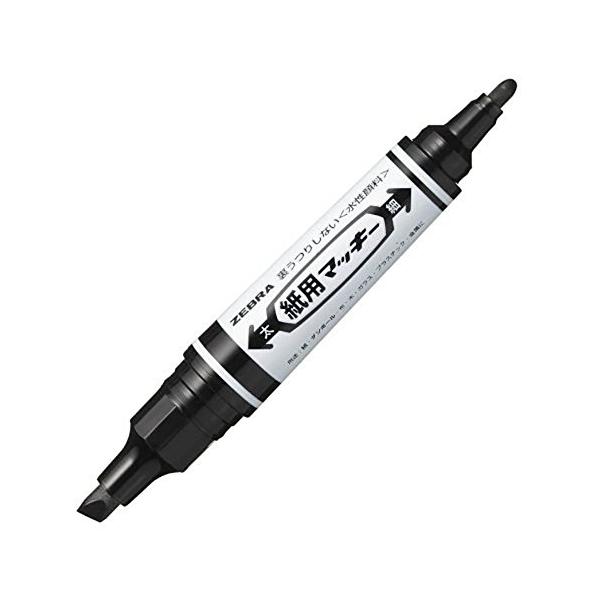 ゼブラ 水性ペン 紙用マッキー 黒 10本 B-WYT5-BK