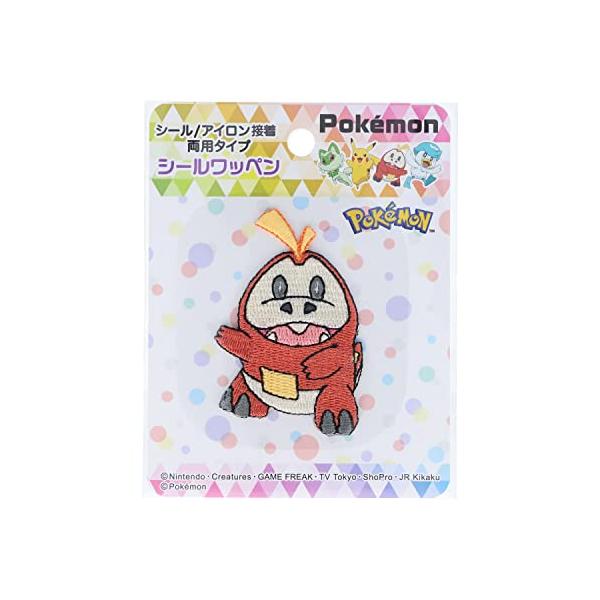他サイト： 稲垣服飾 ポケットモンスター ポケモン シール ワッペン ホゲータ シール ・ アイロン 接着 両用 タイプ POW002の商品画像