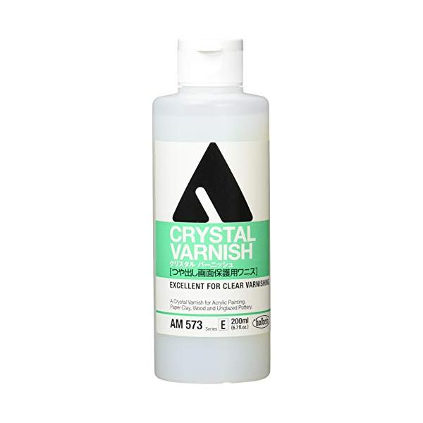 ホルベイン アクリリックメディウム AM573 200ml クリスタルバーニッシュ（つや出し画面保護用ワニス）14573