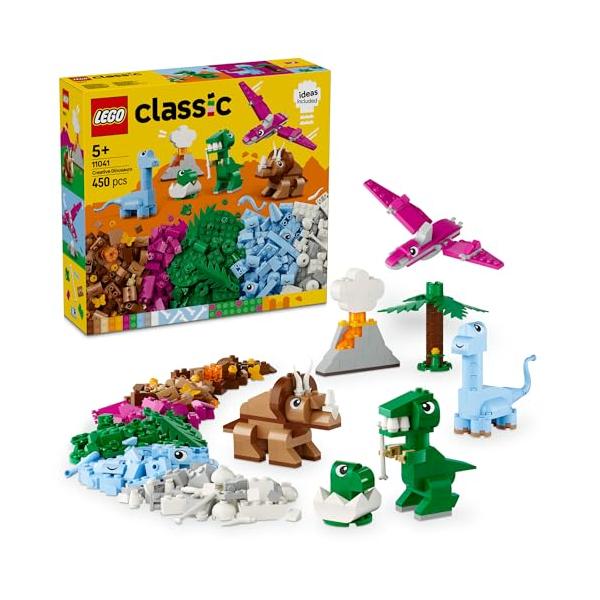 レゴ(LEGO) クラシック きょうりゅうをつくろう おもちゃ 玩具 誕生日 プレゼント ブロック 知育男の子 女の子 子供 5歳 6歳 7歳