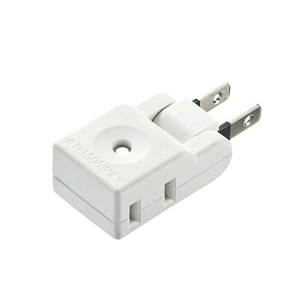 サンワサプライ(Sanwa Supply) スイングミニタップ 2P・2個口 ホワイト TAP-AC8W