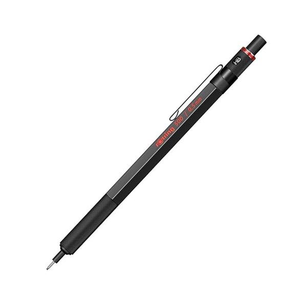 ロットリング(Rotring) メカニカルペンシル 500 0.5mm ブラック 1904725 正規輸入品