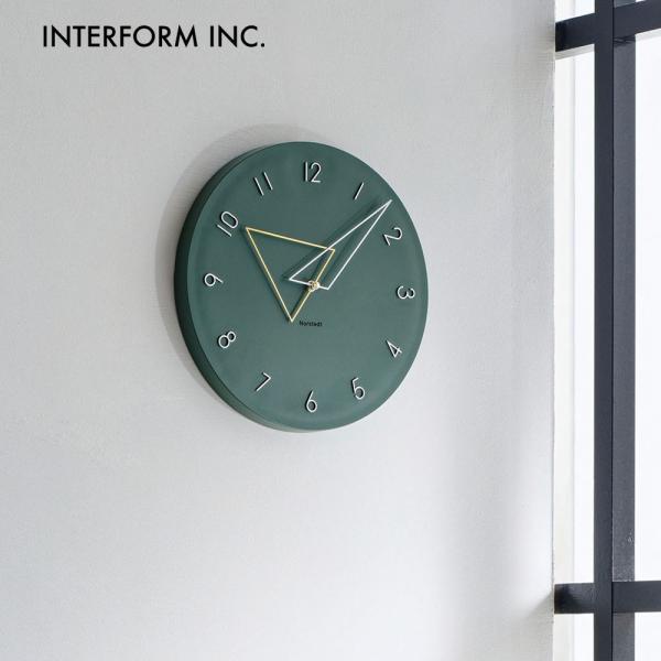 o o mi ウォールクロック コルミオ 掛け時計 30cm CL-4342 Kolmio INTERFORM