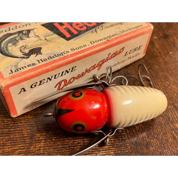 1940年代 へドン クレイジークローラー ウッド製 Heddon Crazy Crawler