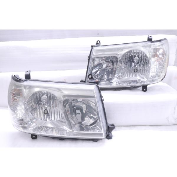 トヨタ クルーガー 後期 HID ヘッドライト 左右セット 純正 KOITO 34-1279☆【値下】後期 ハロゲン UZJ100W ランドクルーザー☆左右