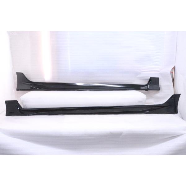 プリウス50 モデリスタ　サイドステップ　218 プリウス サイドスカート 塗装品 218ブラック+1G3グレー サイド