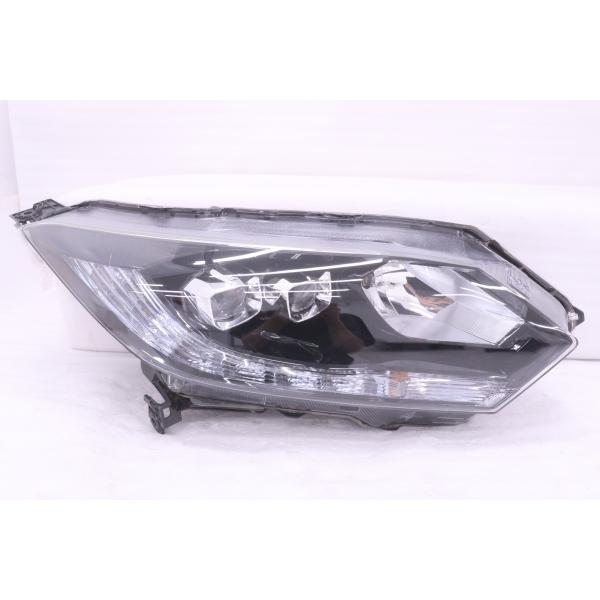 ヴェゼル 左ヘッドライト 59-379☆美品 前期/中期 LED RU3 ヴェゼルハイブリッド☆右ヘッド