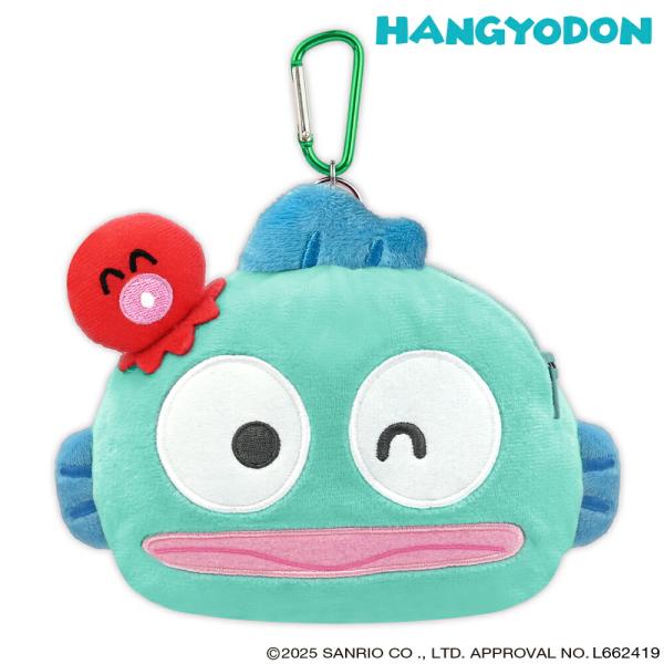 ハンギョドン アクセサリーポーチ ゴルフ ボールケース 用品 おしゃれ かわいい キャラクター 公式グッズ  サンリオ ライセンス商品