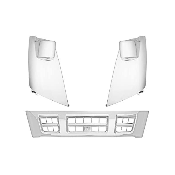 いすゞ 超低・PMエルフ 標準ボディ用】メッキフロントグリル | メッキ